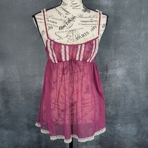 Victoria's Secret Sheer Babydoll Lingerie